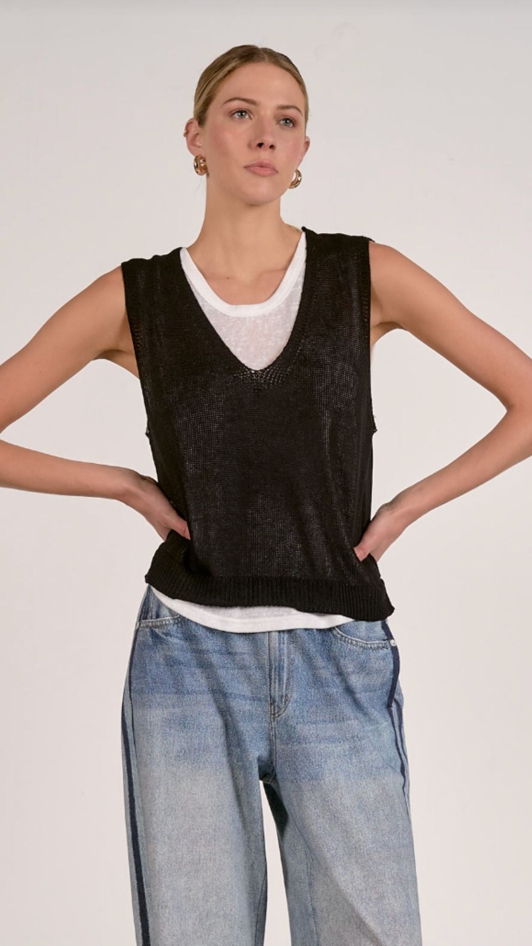 Black Overlay Tank