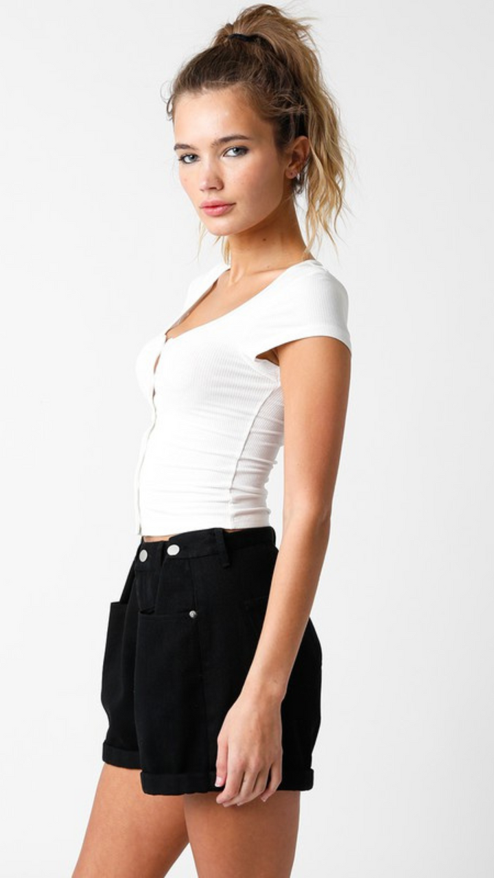 White Erica Top