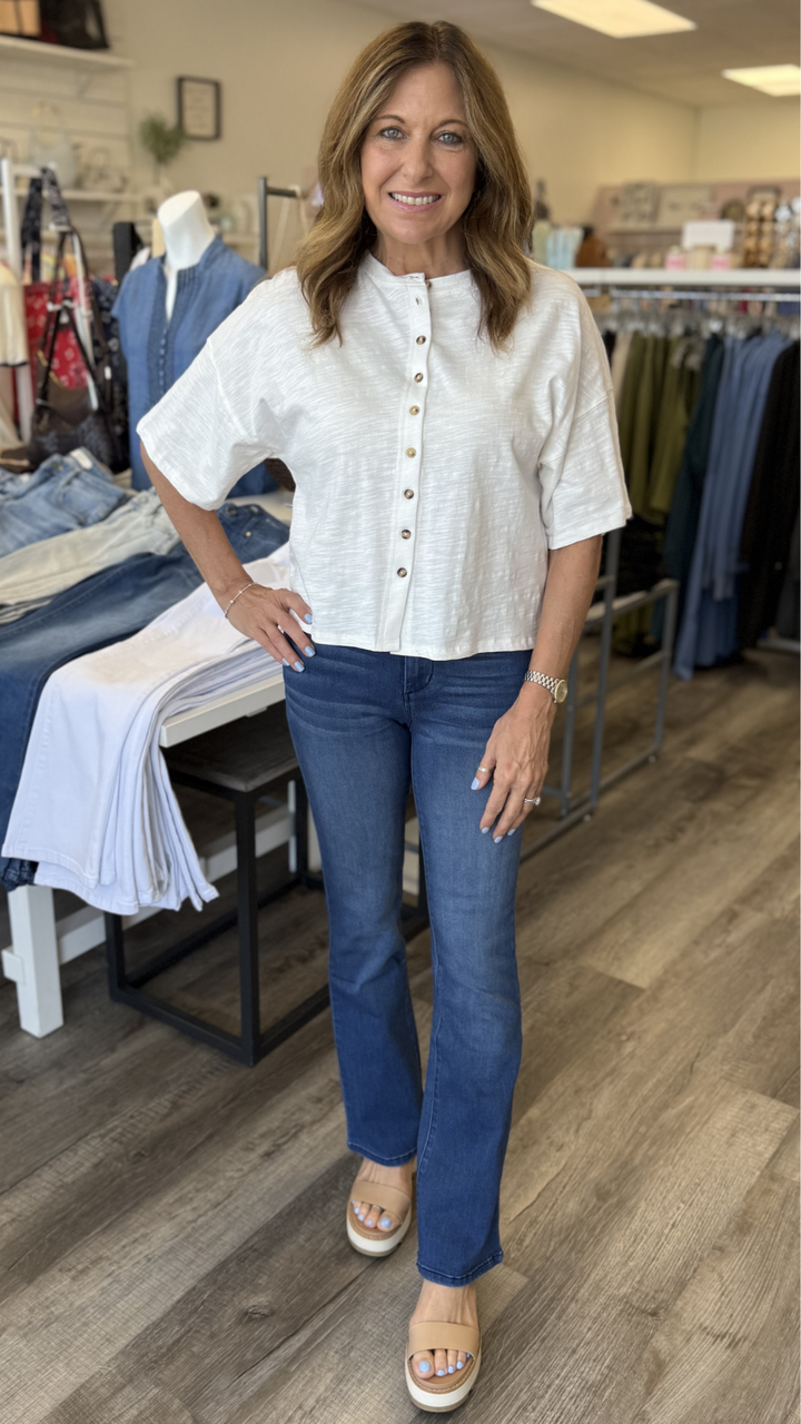 Mid Rise Better Butter Full Length Slim Boot Jeans