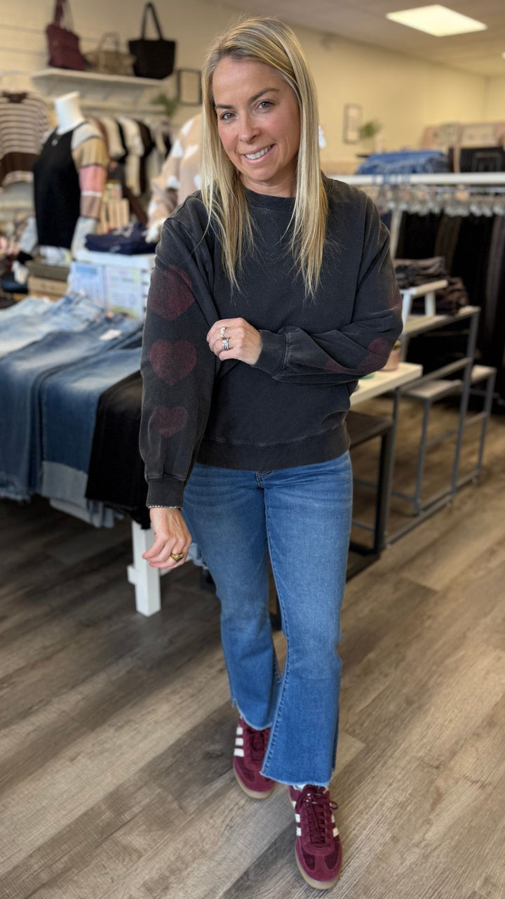 Red Hearts Sweatshirt