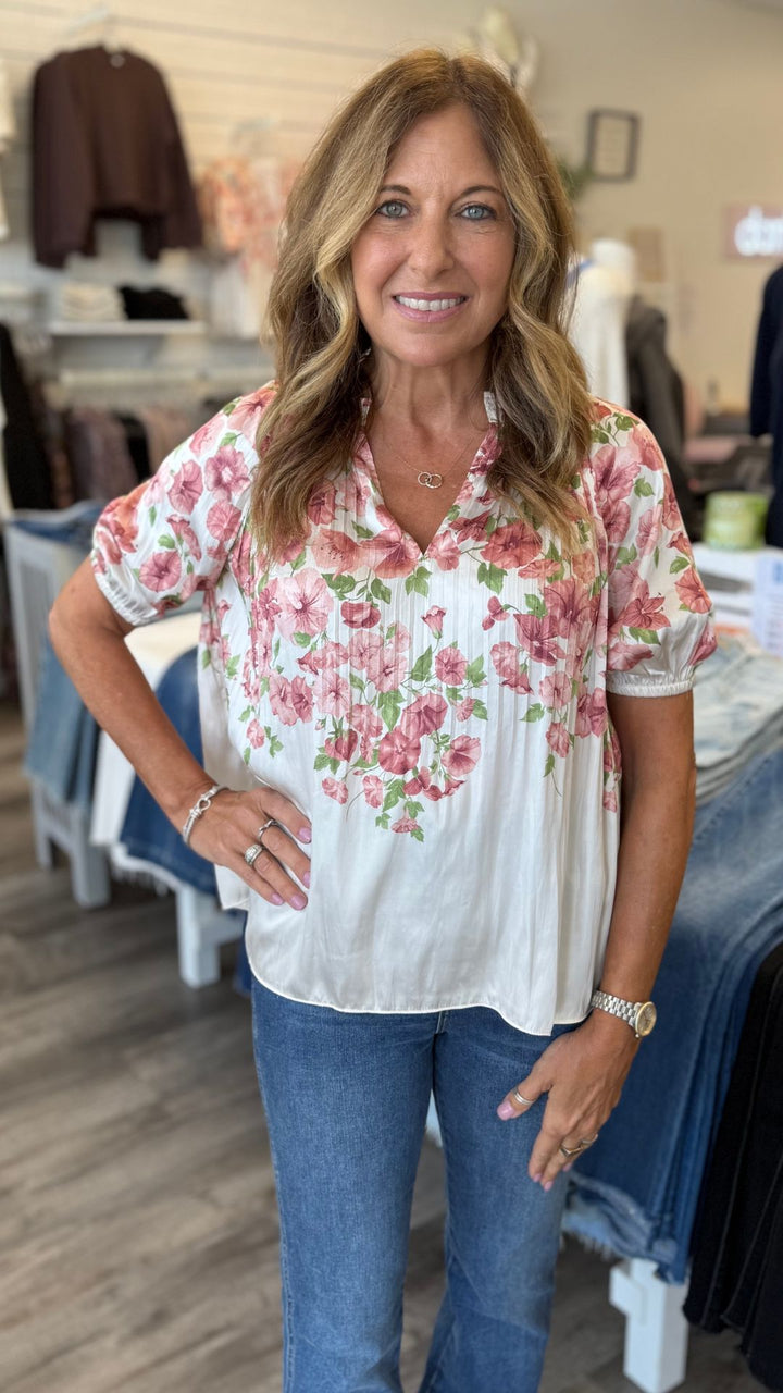 Rose Floral Blouse