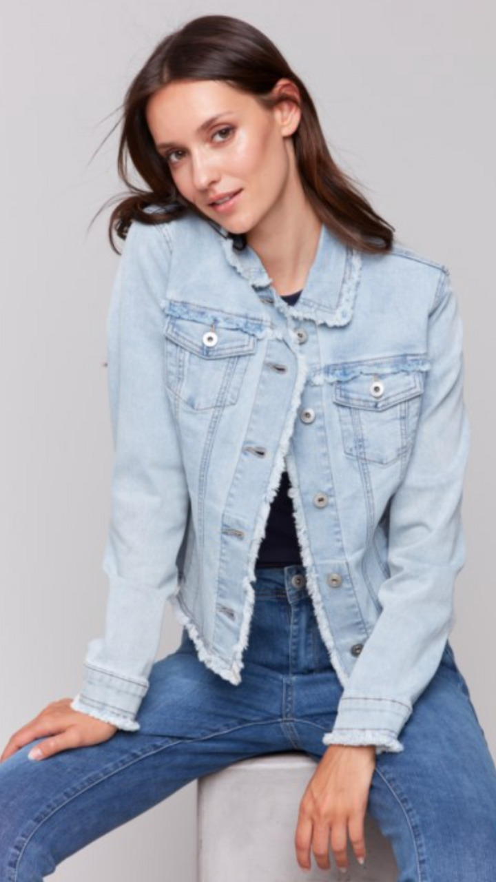 Fringe Denim Jacket