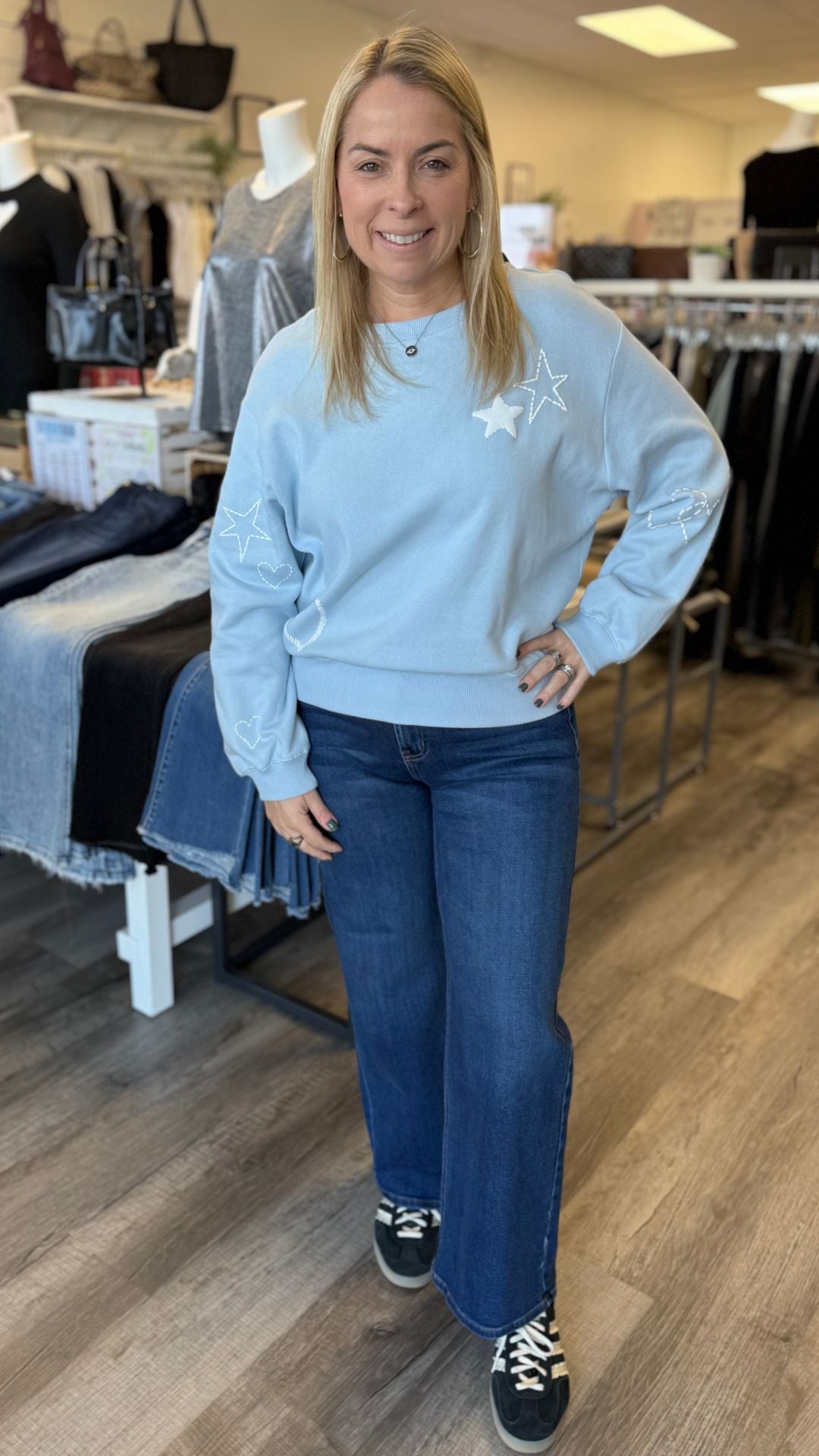 Love Star Stitches Sweatshirt