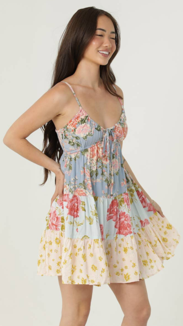 Floral Mix Print Dress