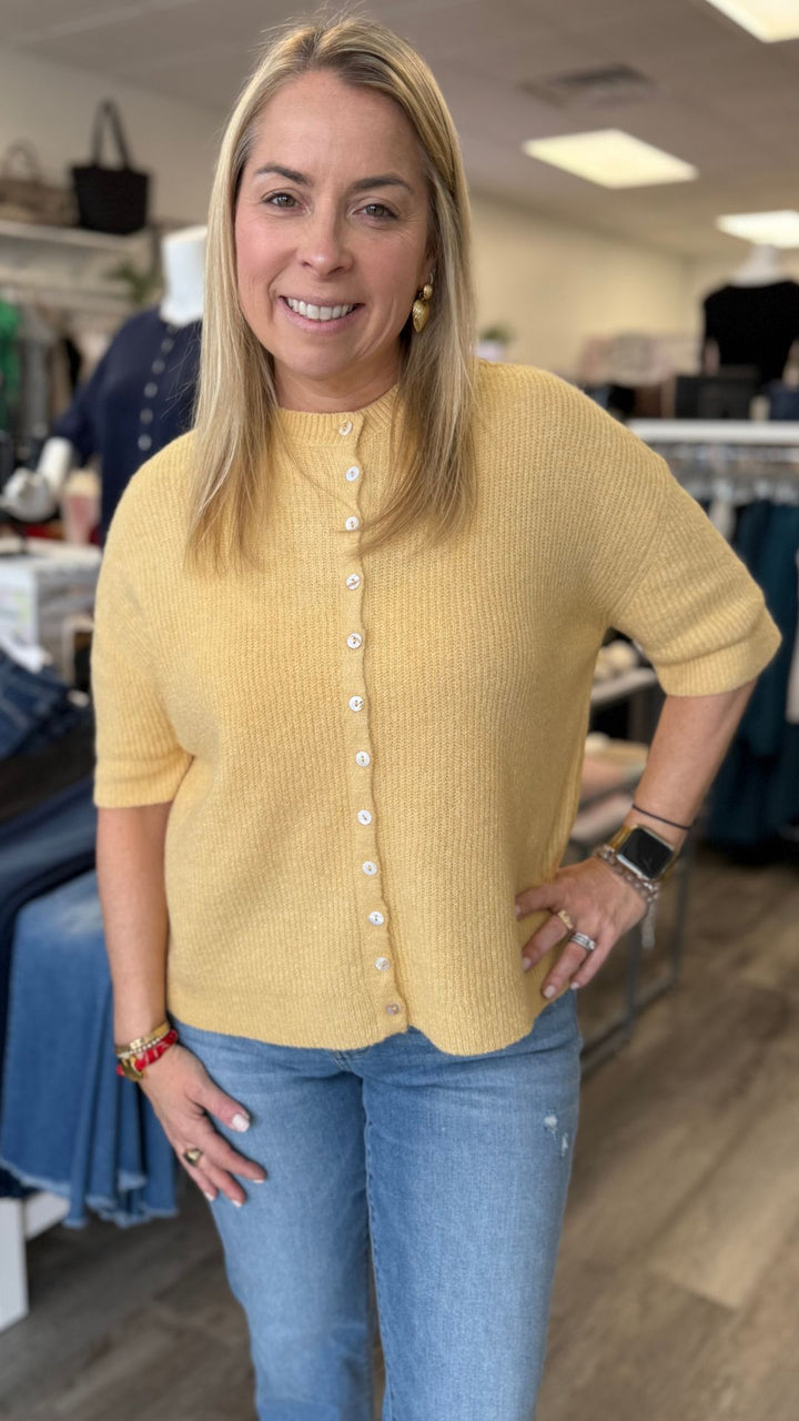 Honey Buttoned Cardigan