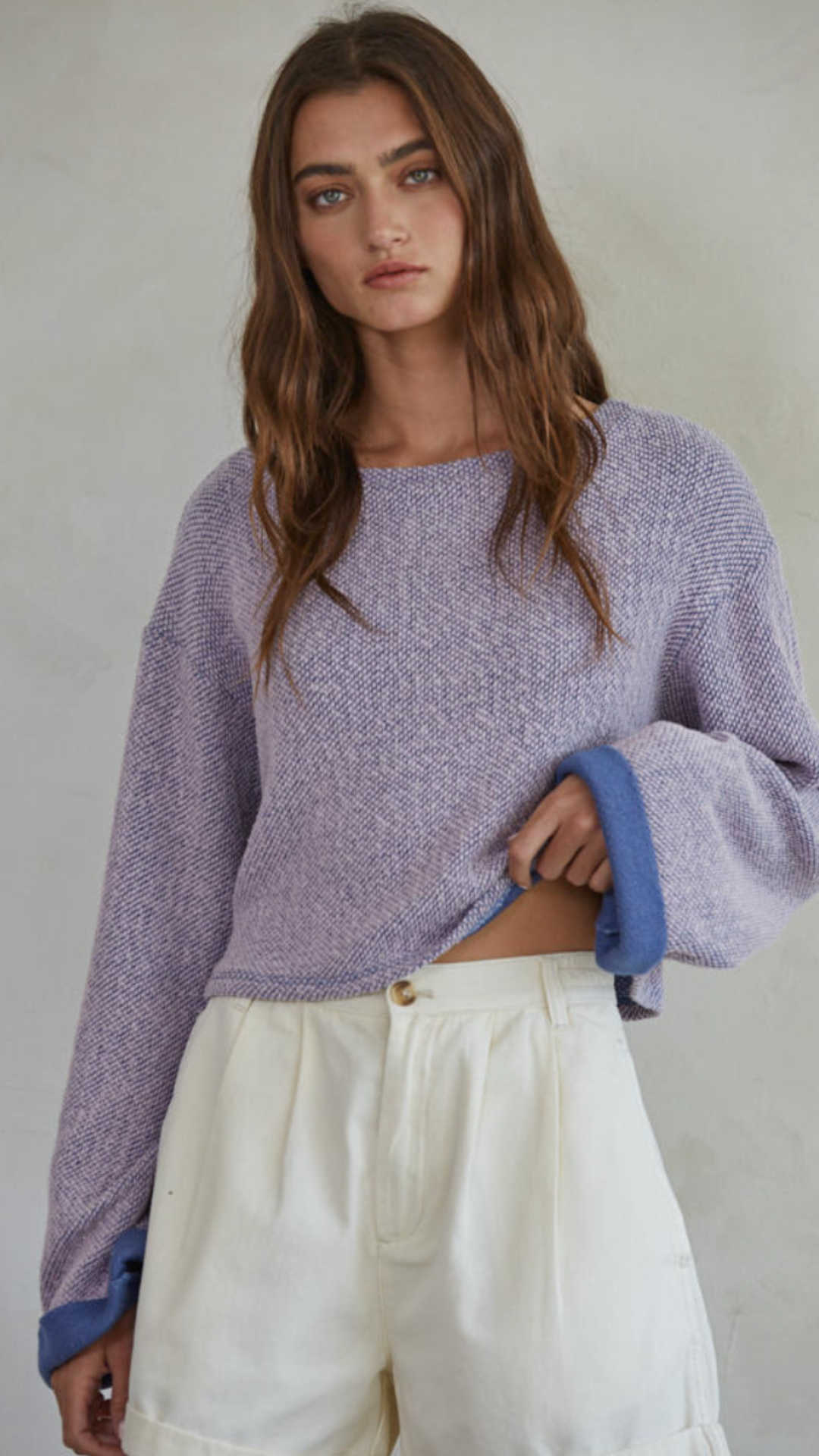Lavender Pullover Sweater