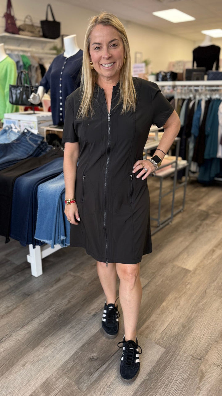 Black Mulder Jacket Dress