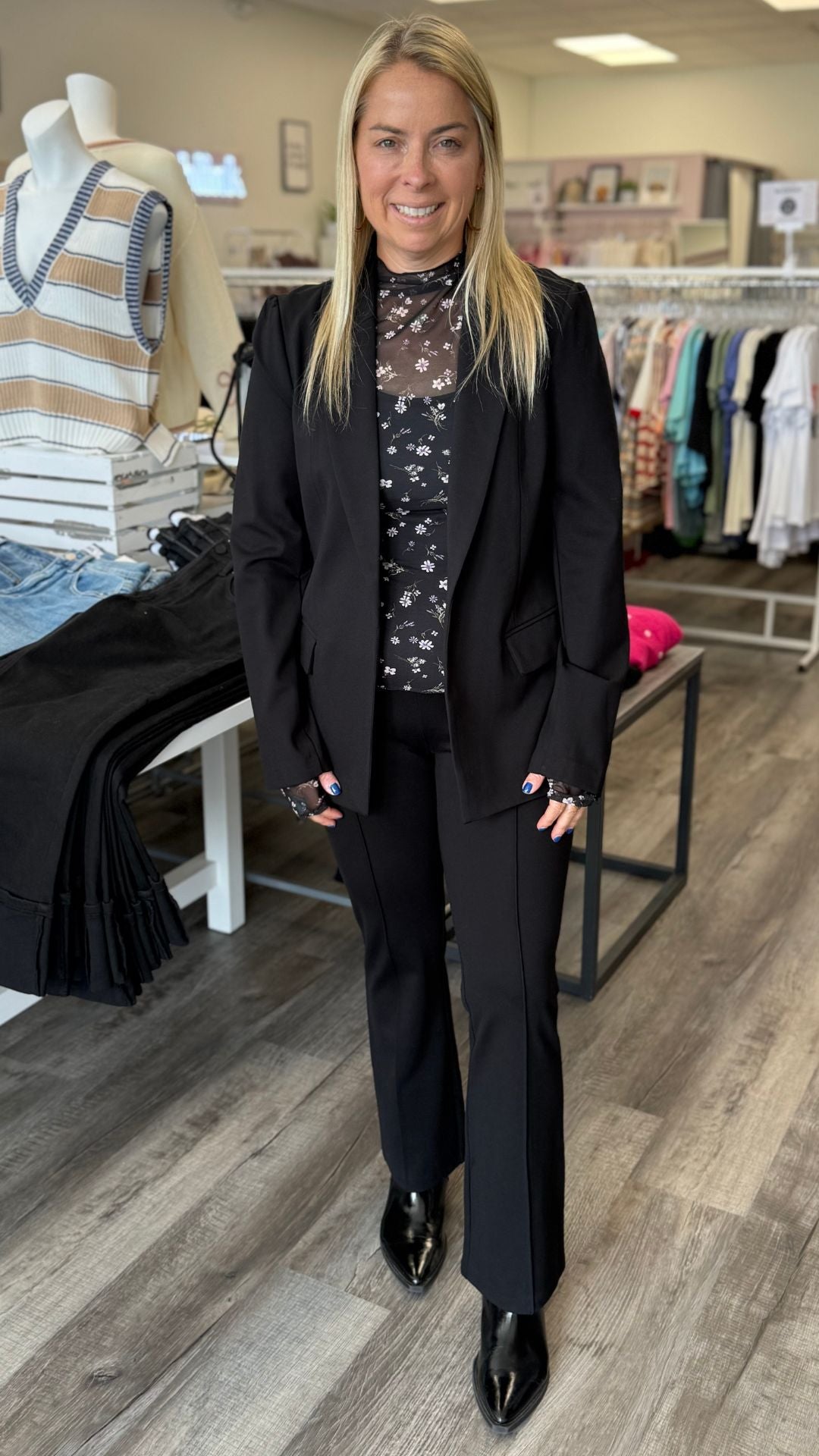 Black Modal Blazer