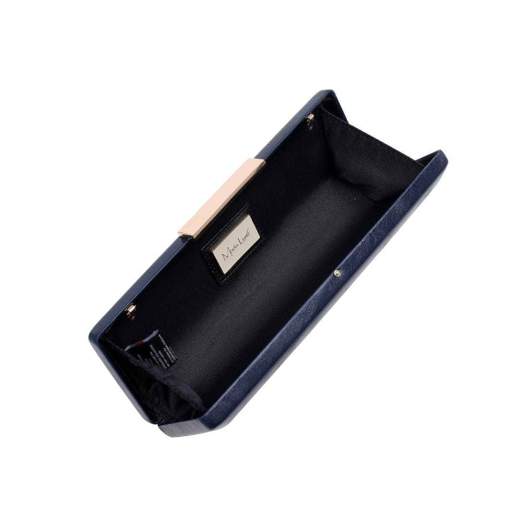 Navy Angie Clutch