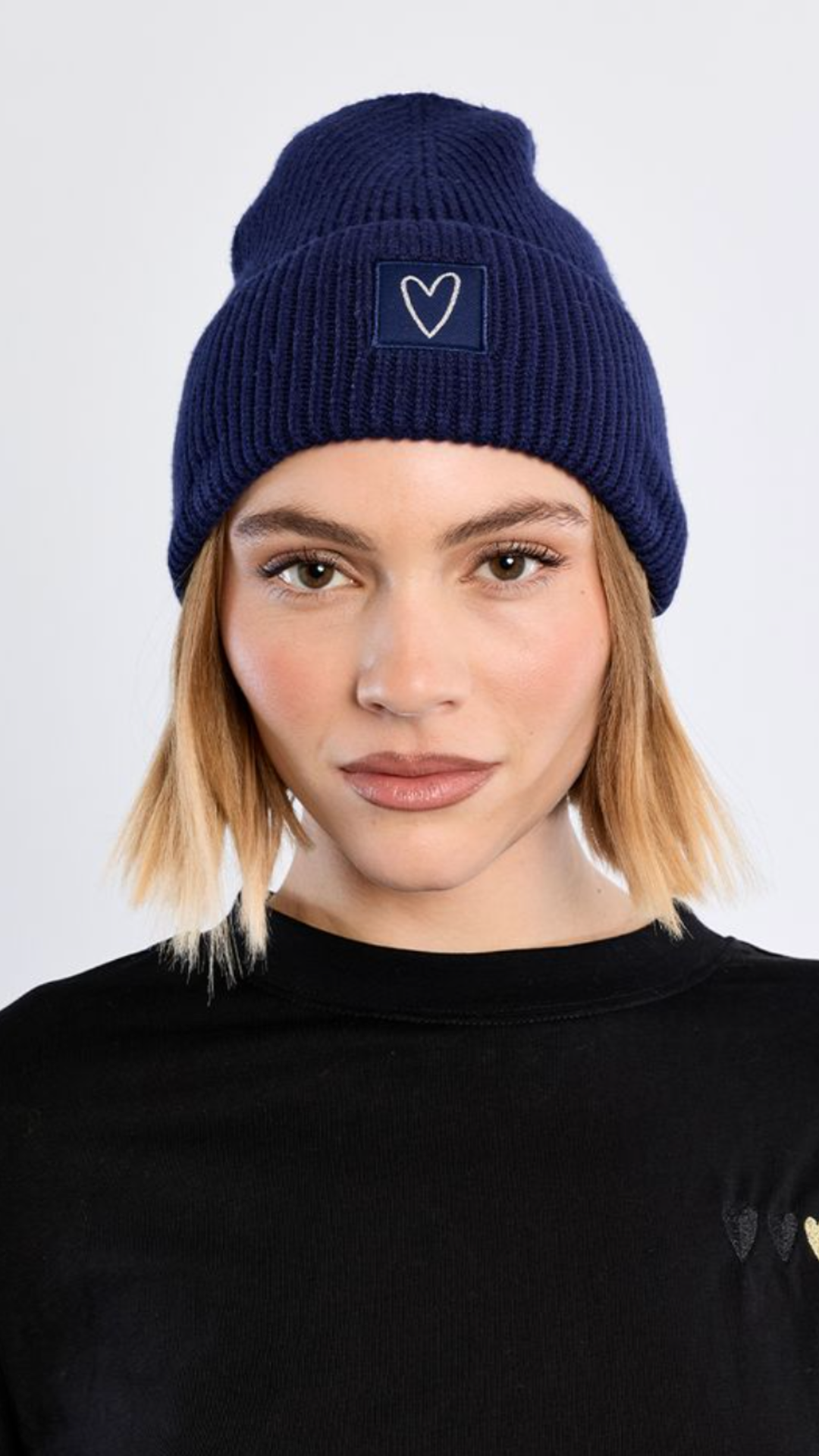 Heart Patch Beanie