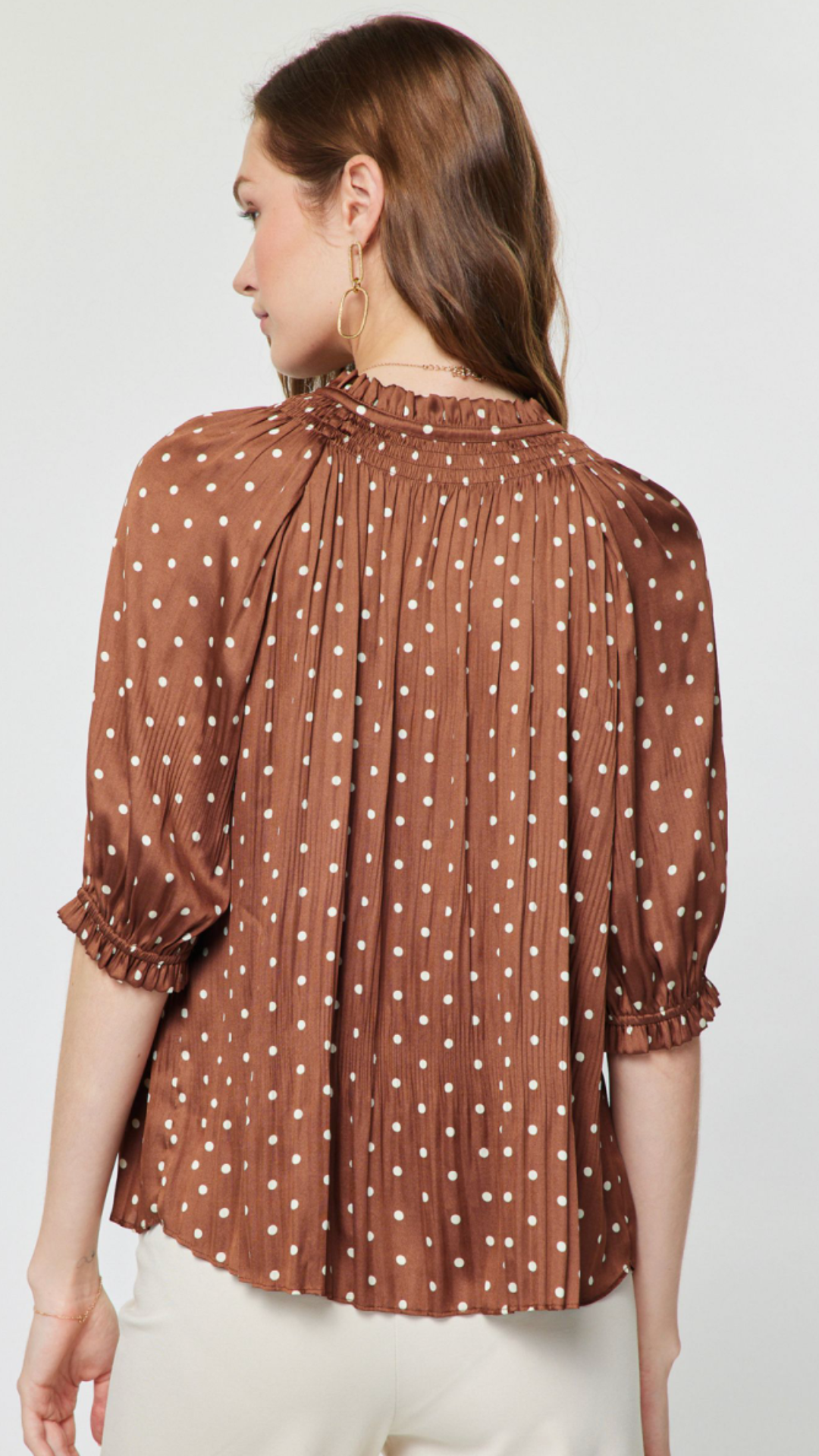All Over Polka Dot Blouse