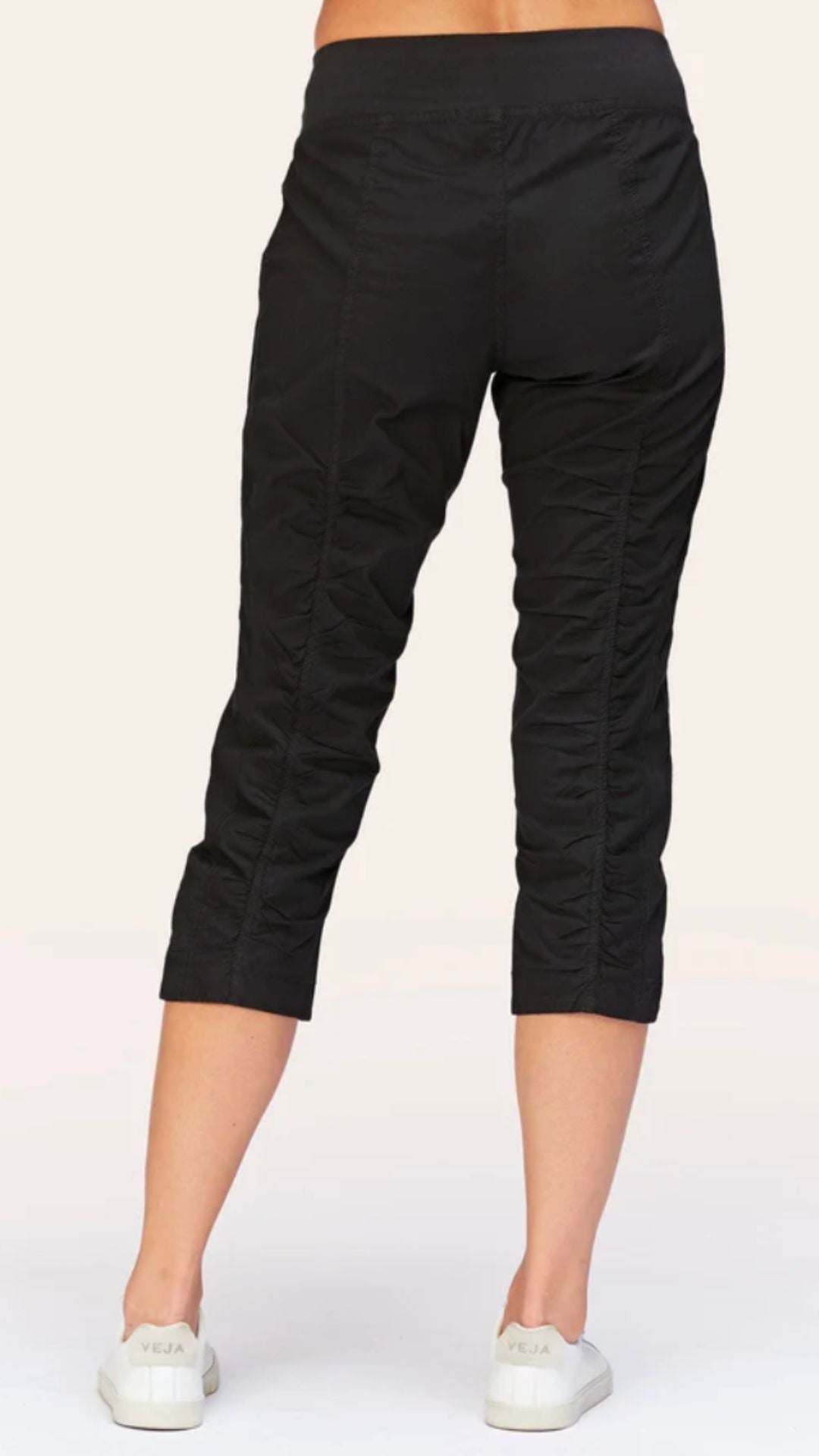 Black Iris Crop Pants
