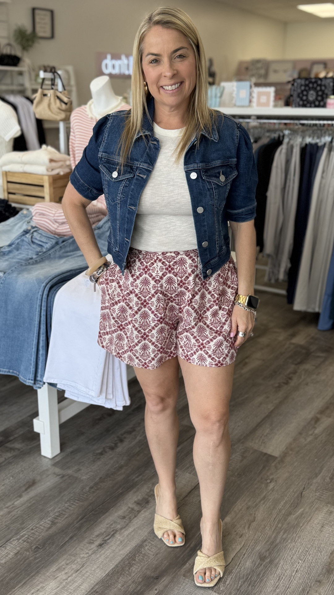 Paradise Printed Pull On Shorts