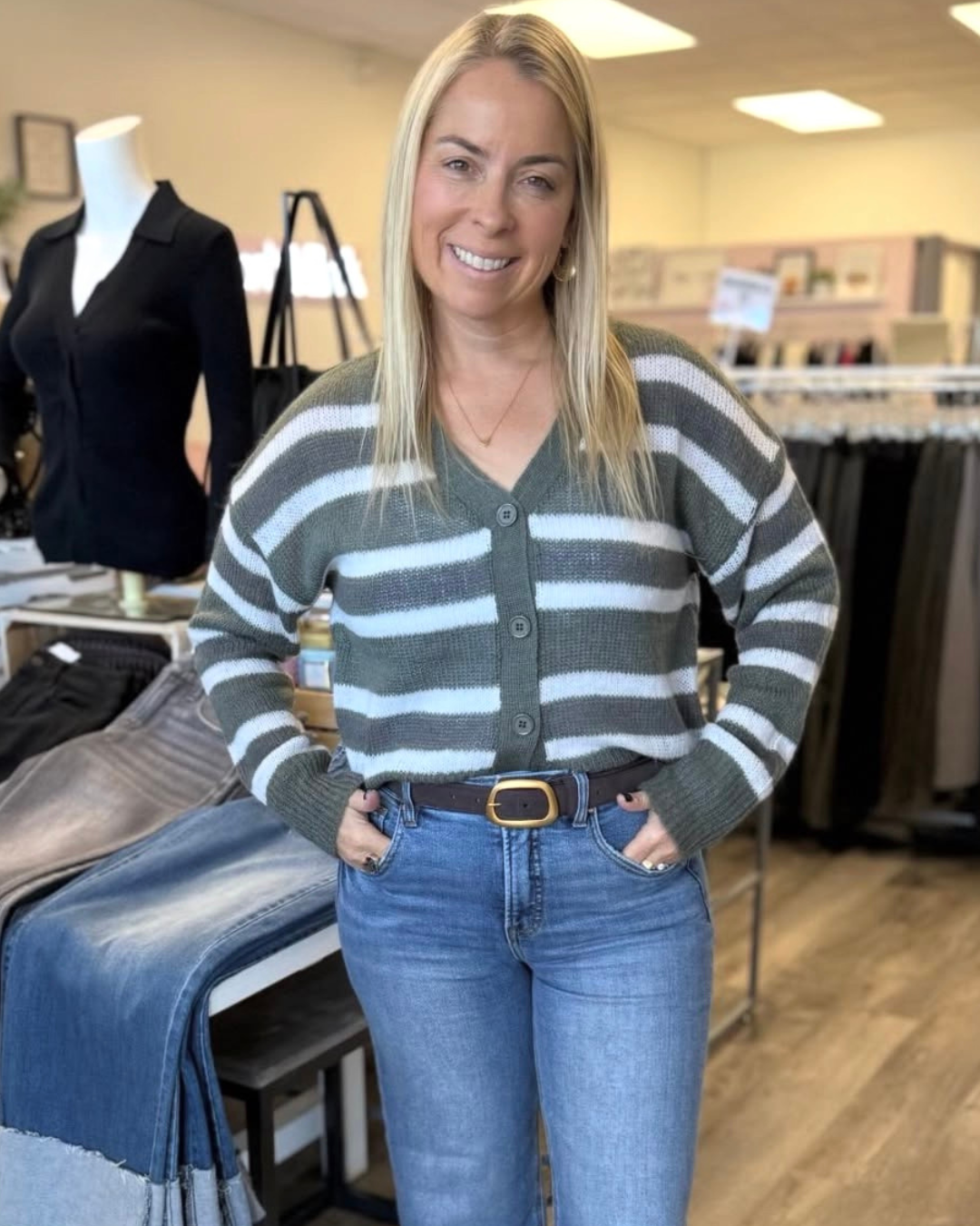 Chocolate Suede Belt with Organic Shape Buckle Belt