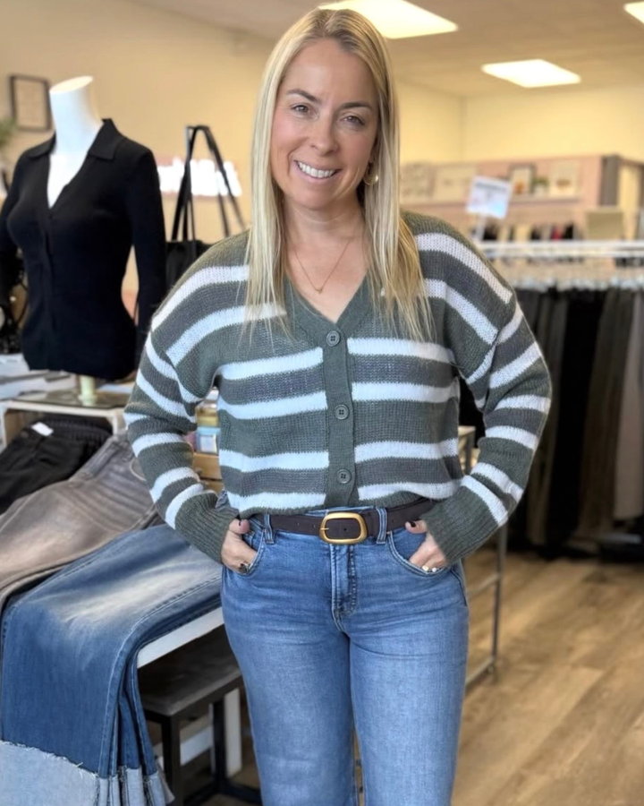 Chocolate Suede Belt with Organic Shape Buckle Belt