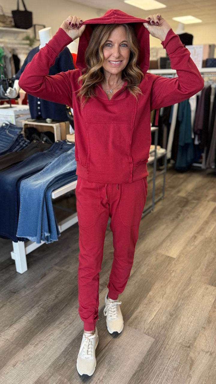 Corundum Rosalyn Fleece Casual Hoodie