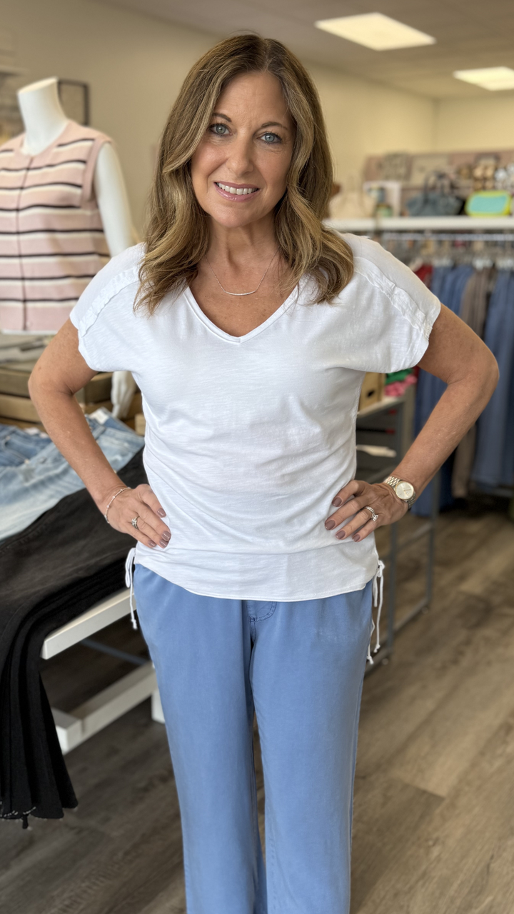 Diggory Jersey Cinchable Dolman Tee