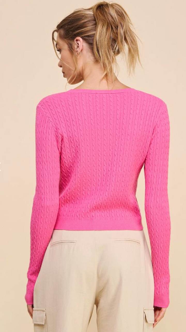 Soft Cable Knit Pullover