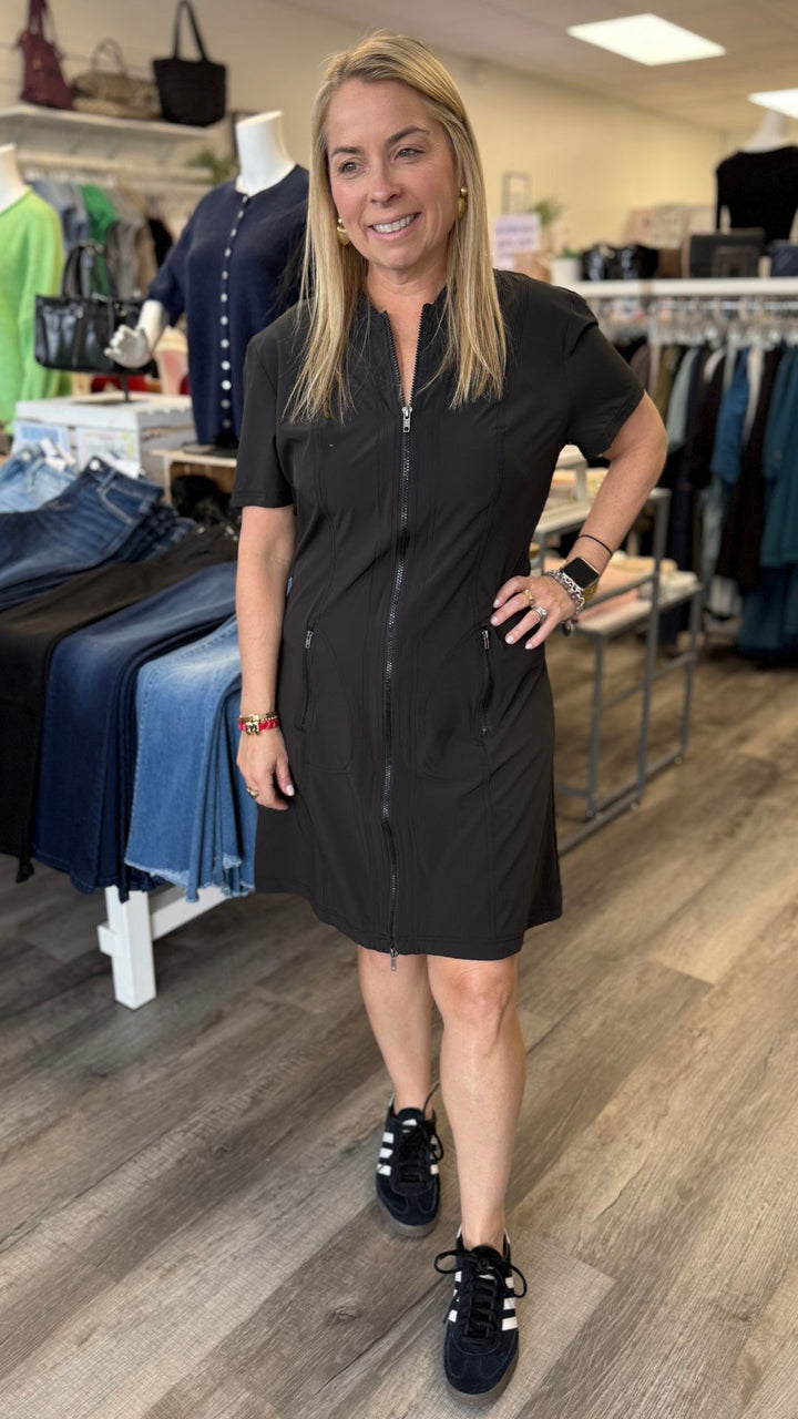 Black Mulder Jacket Dress