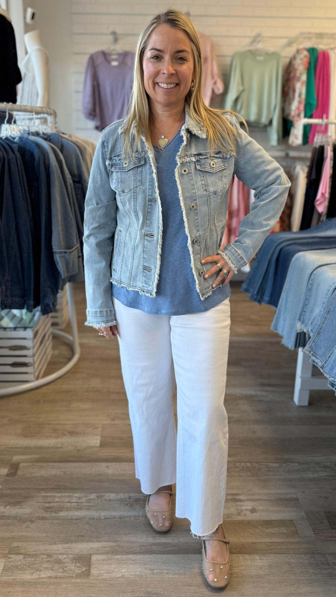 Fringe Denim Jacket