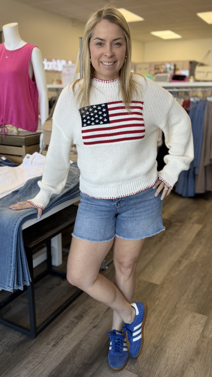 Americana Stitch Sweater