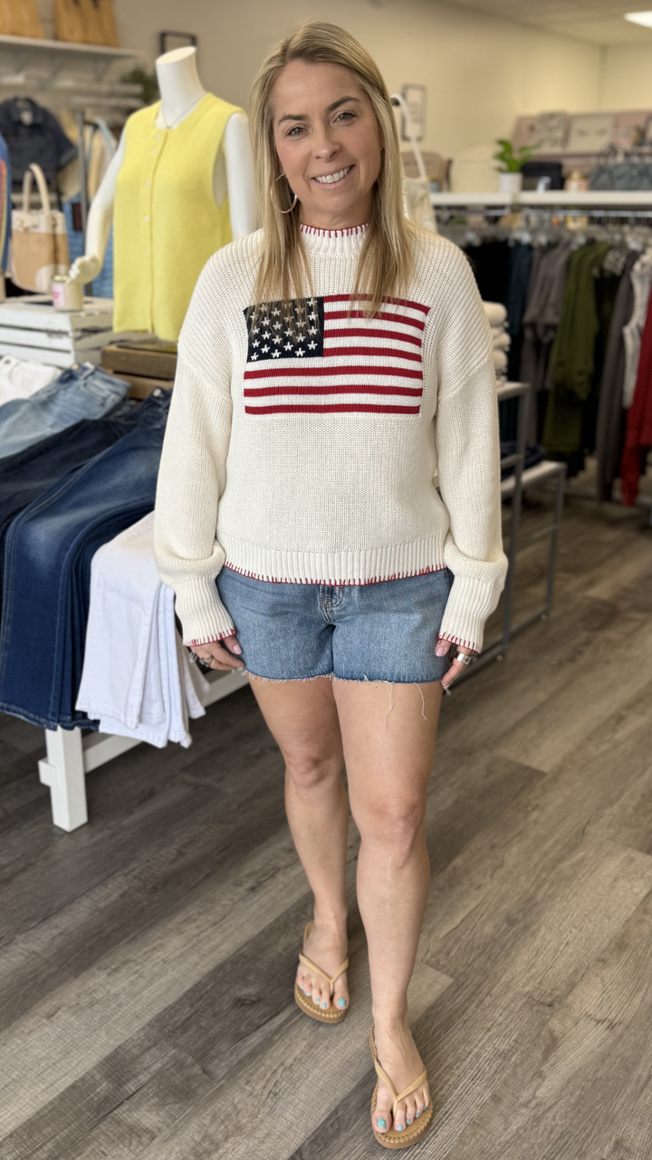 Americana Stitch Sweater