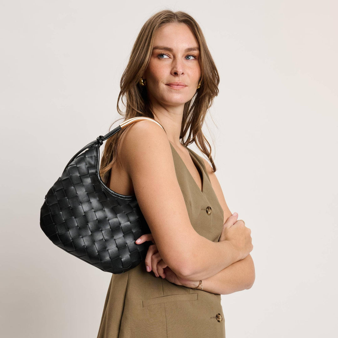 Black Lucia Hobo Handbag