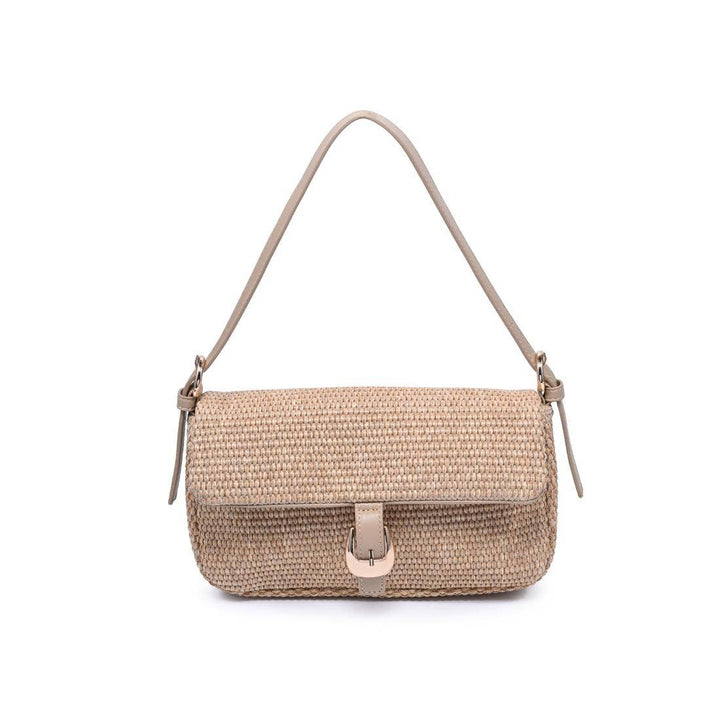 Natural Gloria Straw Shoulder Bag