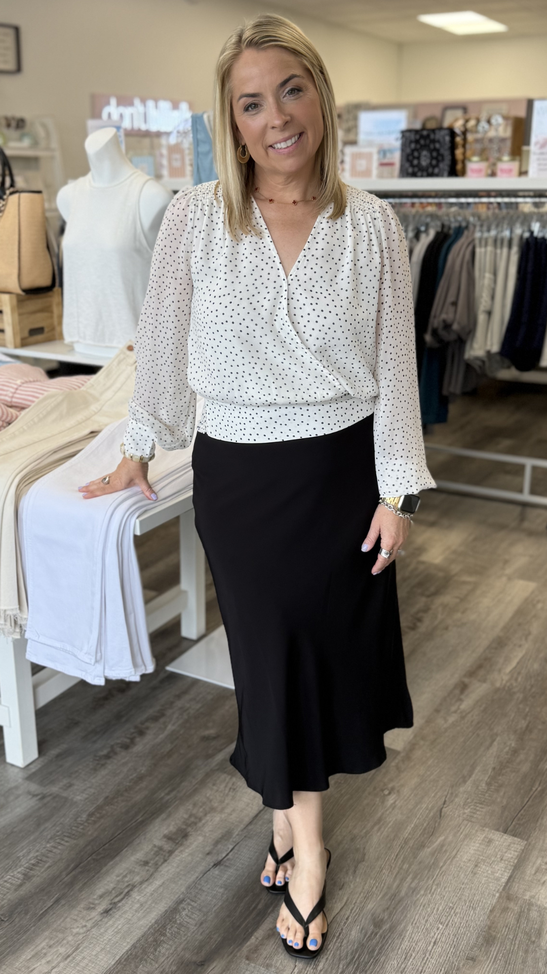 Polka Dot Blouse