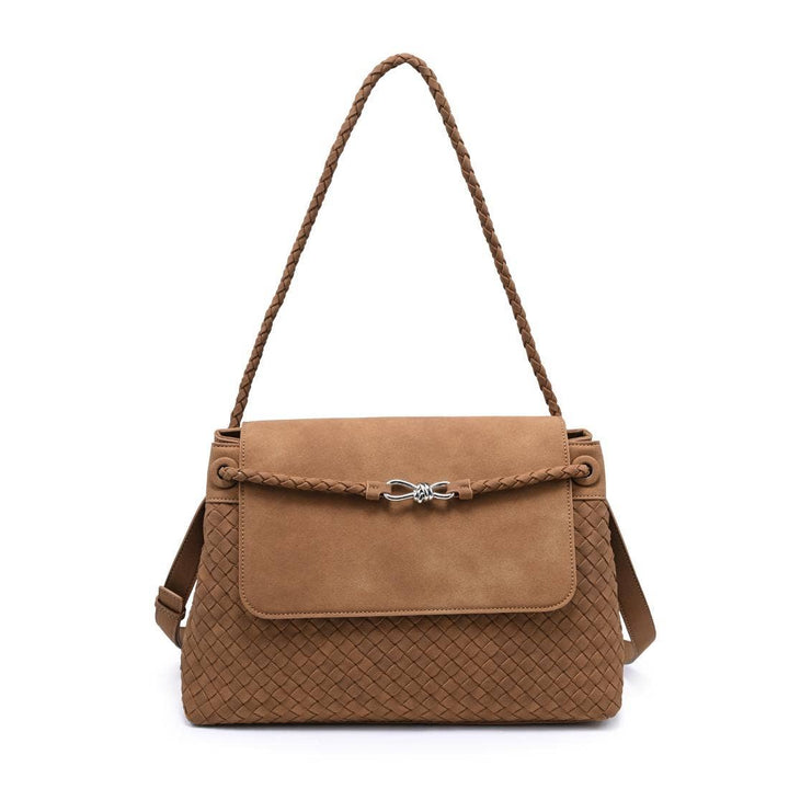 Camel Serenee Satchel Handbag