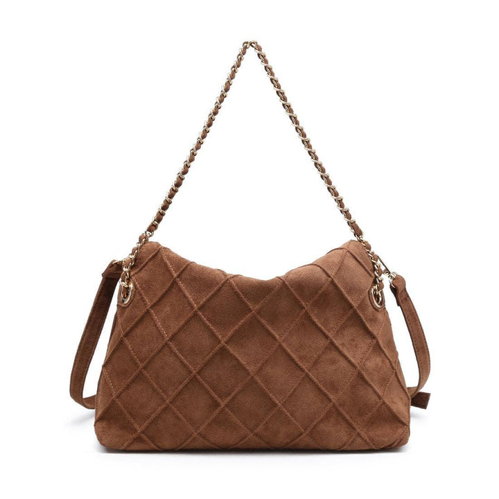 Brown Crew Hobo Crossbody Bag