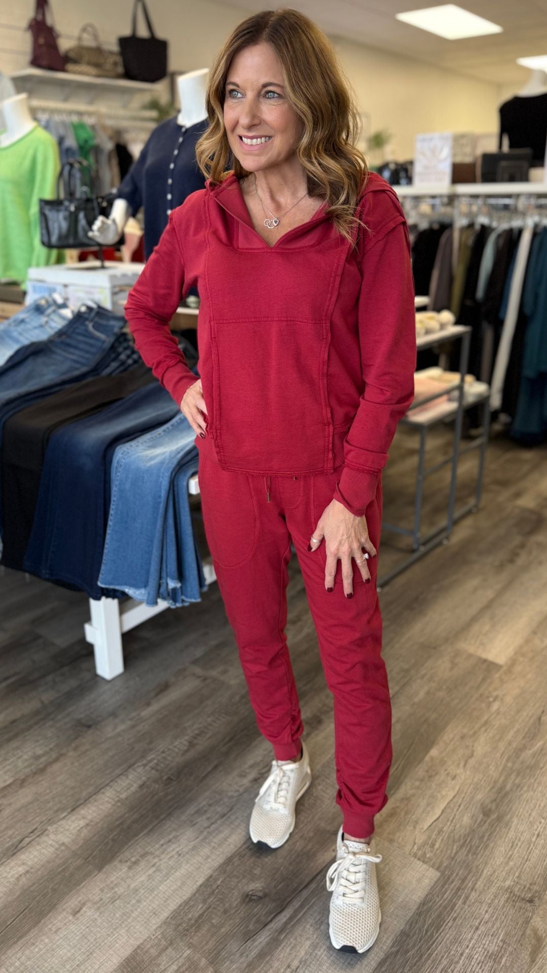 Corundum Yaegar Slim Leg Fleece Jogger Pants