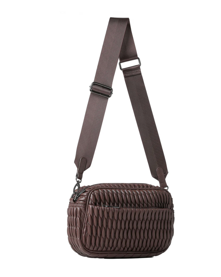 Noa Chocolate Cargo Camera Crossbody Bag