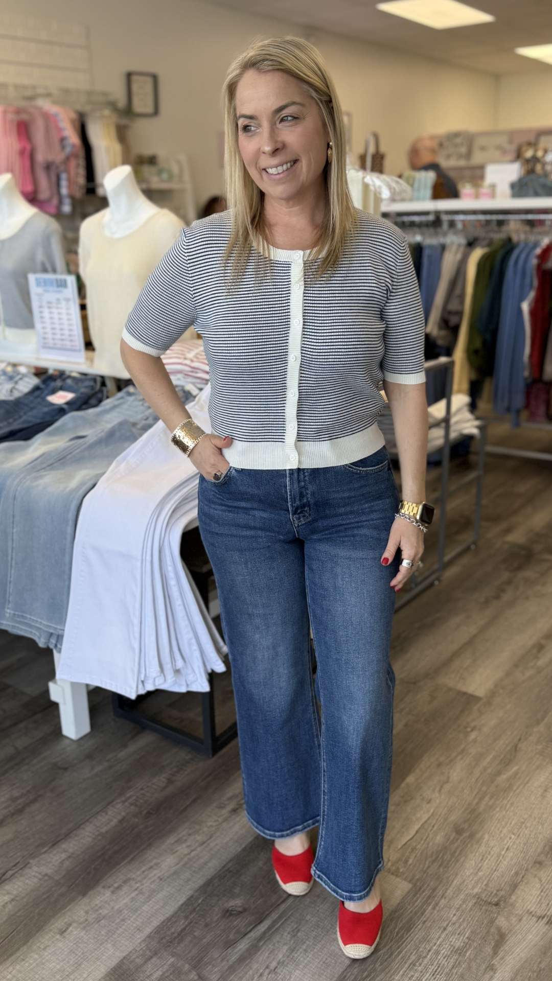 Mavi Stripe Cardigan