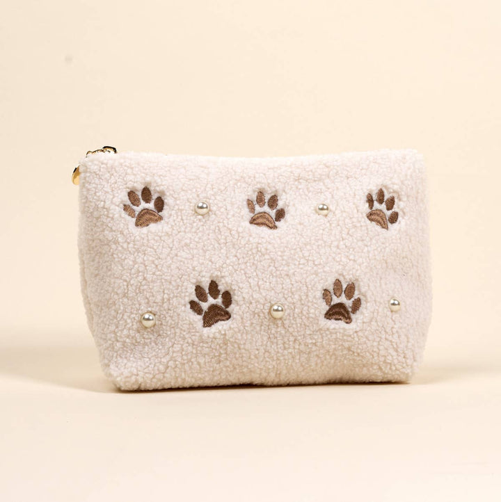 Paws And Pearls Teddy Pouch