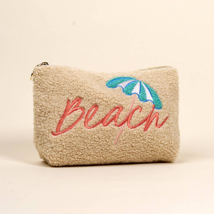Beach Teddy Pouch