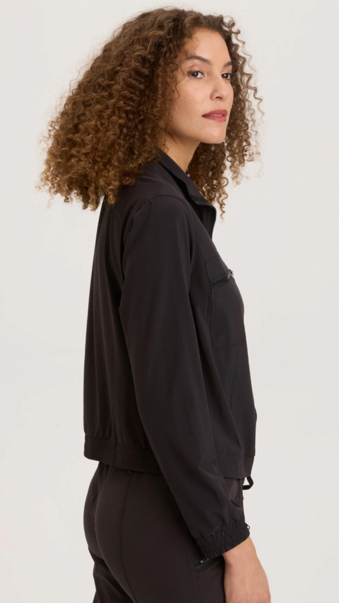 Black Active Quinn Bomber