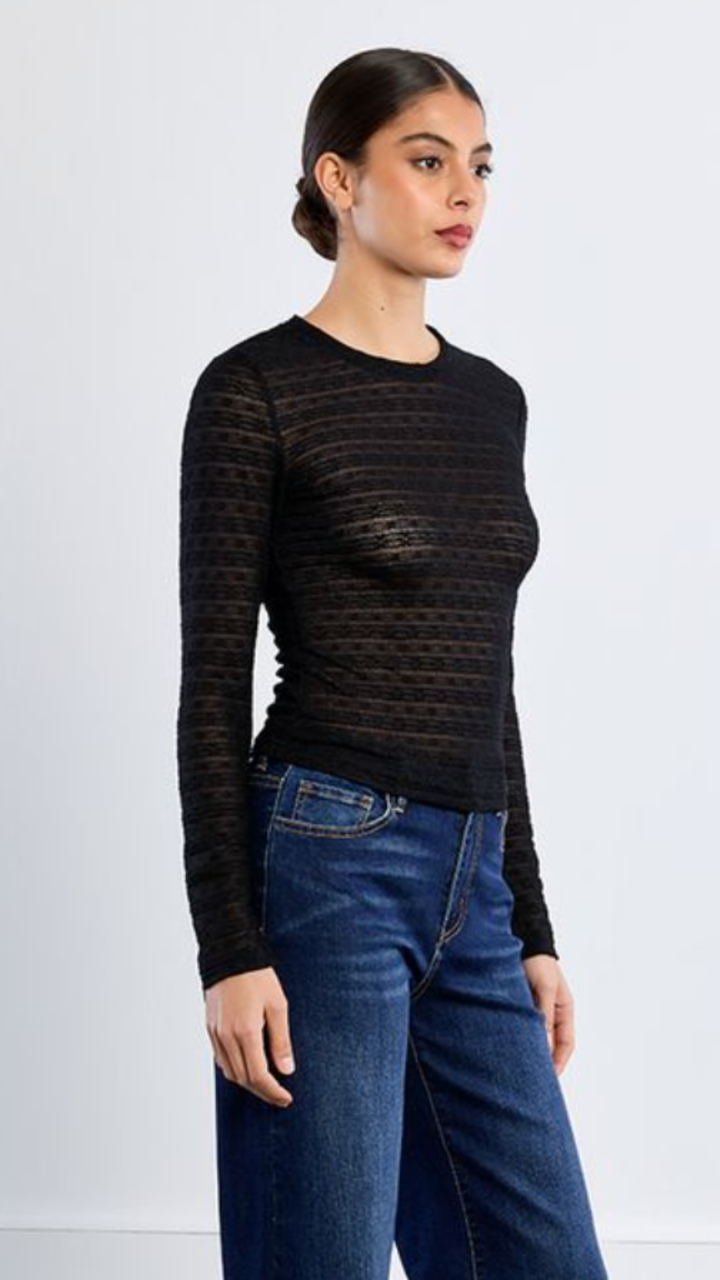Black Lace Undersweater