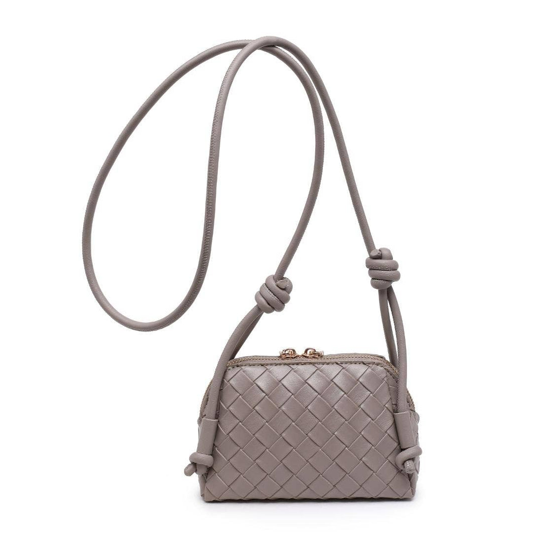 Grey Essa Crossbody Handbag