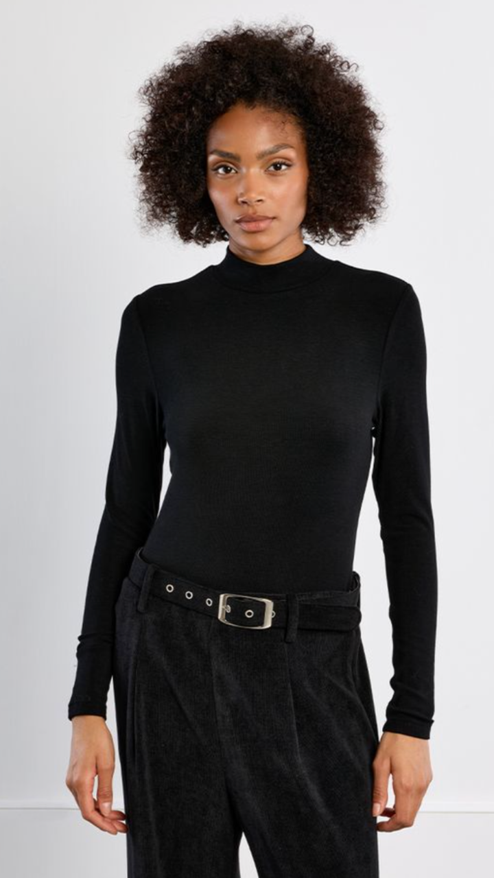 Black Mock Neck Undersweater