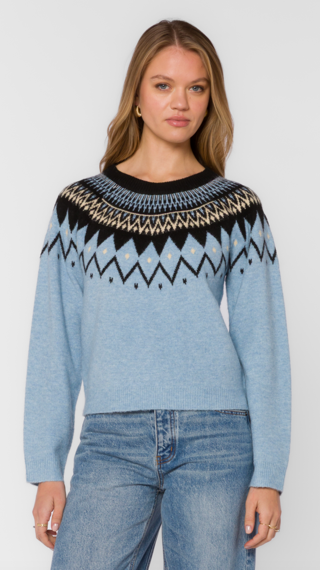 Blue Mist Nordic Sweater
