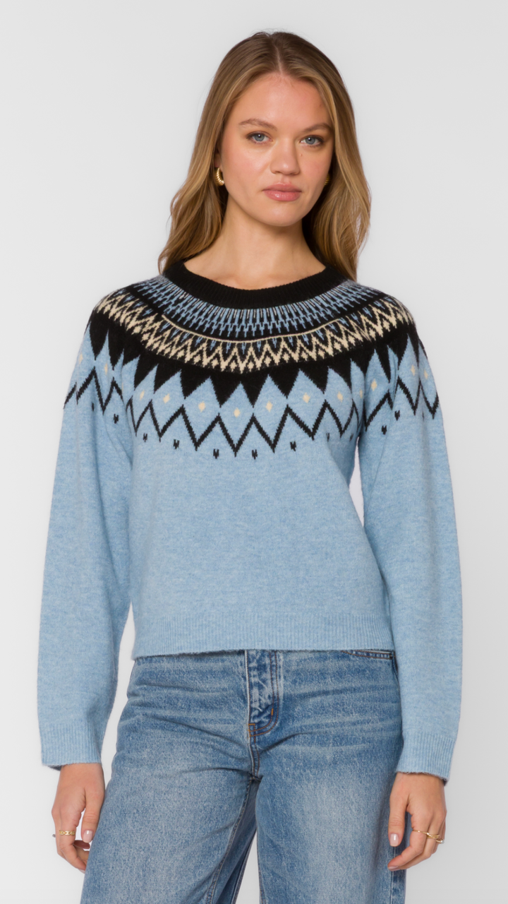 Blue Mist Nordic Sweater