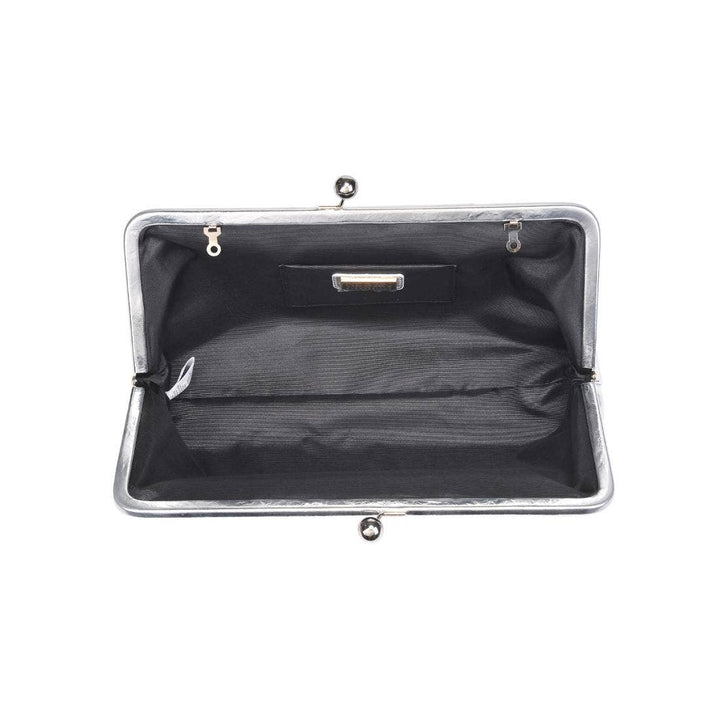 Silver Isabella Clutch