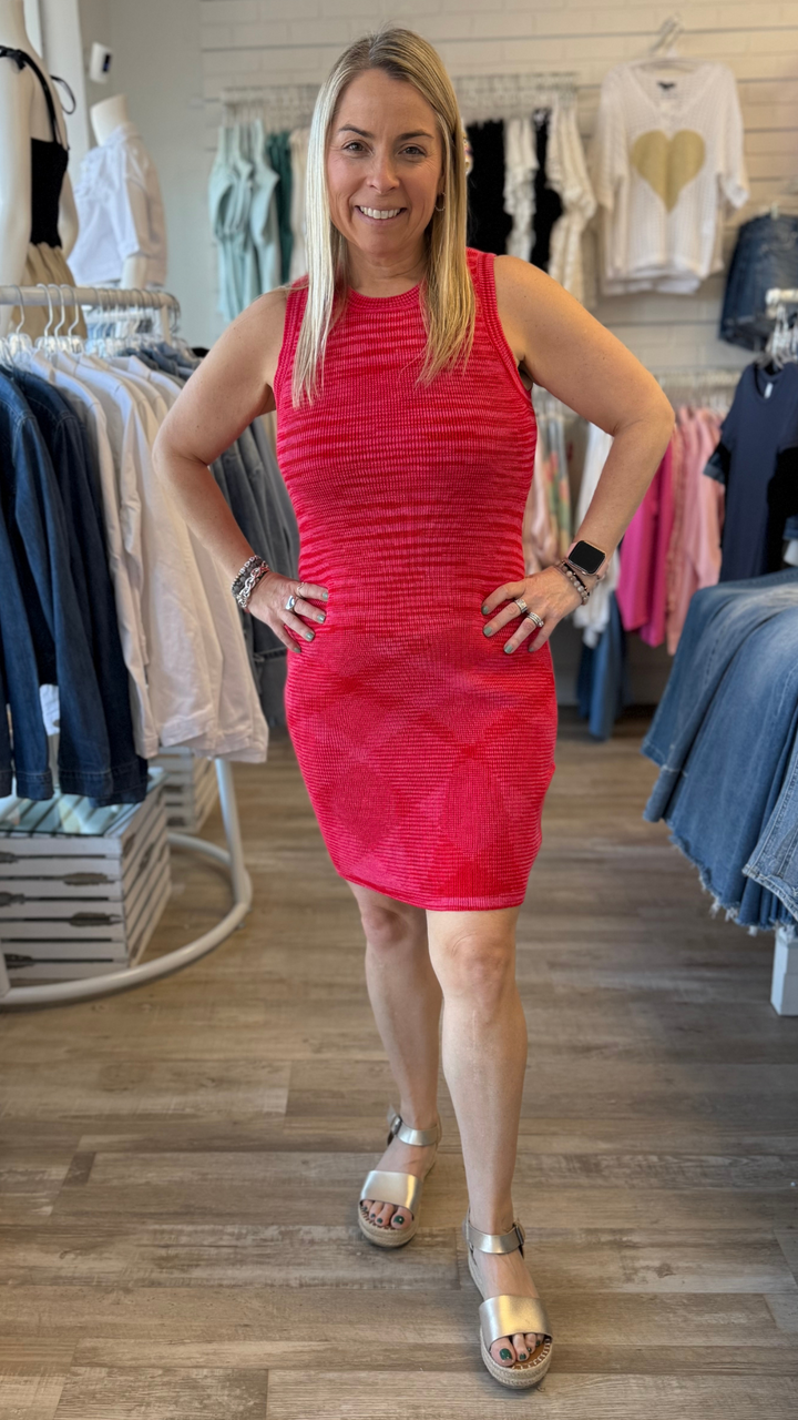 Carmen Fitted Knit Mini Dress