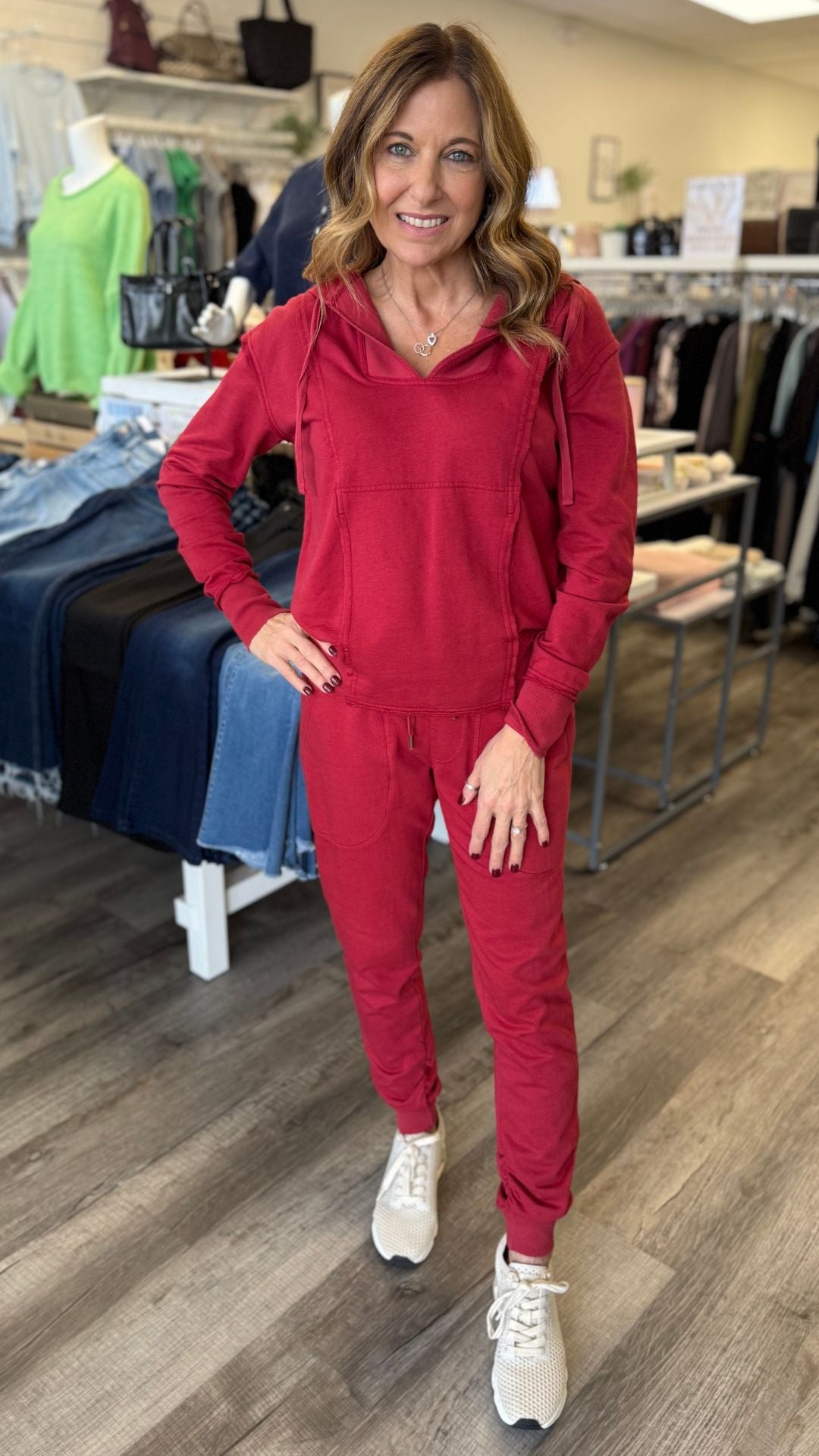 Corundum Rosalyn Fleece Casual Hoodie