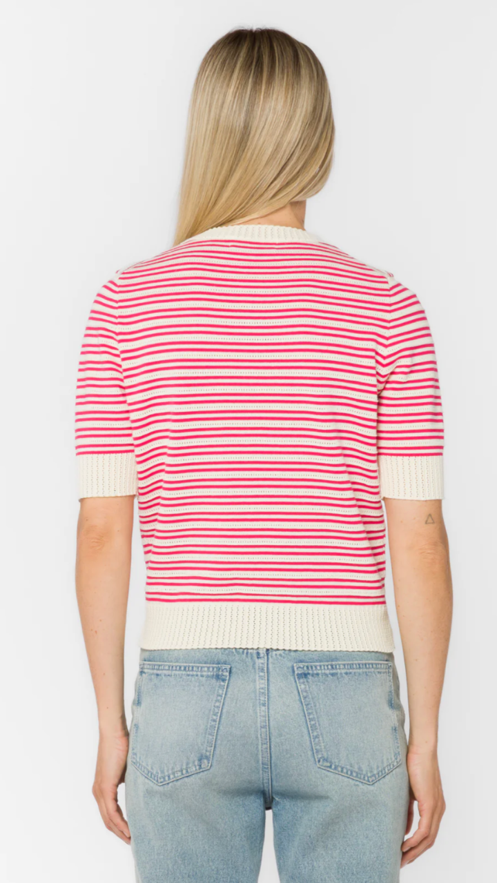 Pink Stripe Sweater
