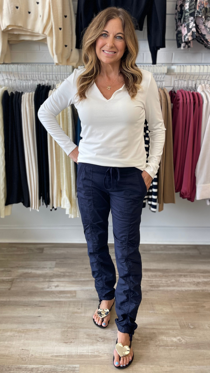 Navy Jules Pants