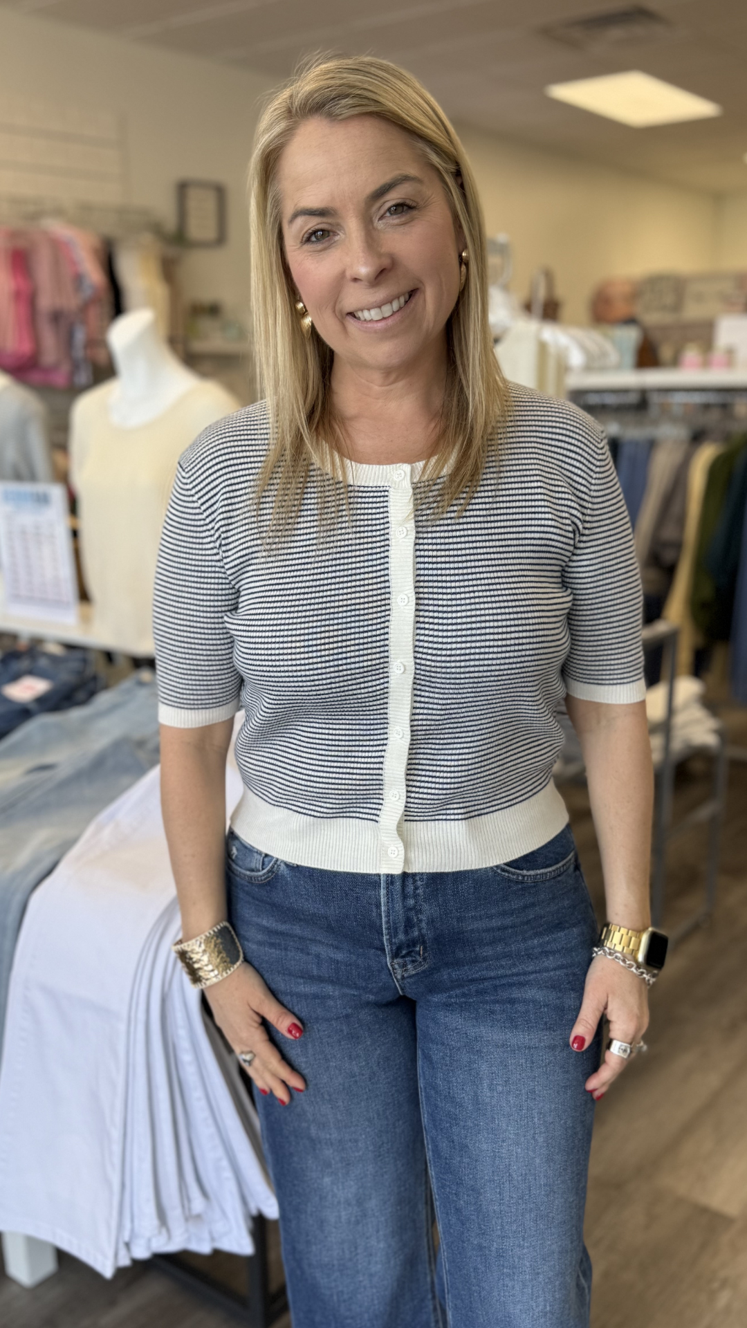 Mavi Stripe Cardigan
