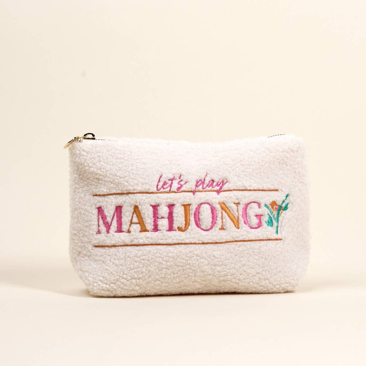 Mahjong Teddy Pouch