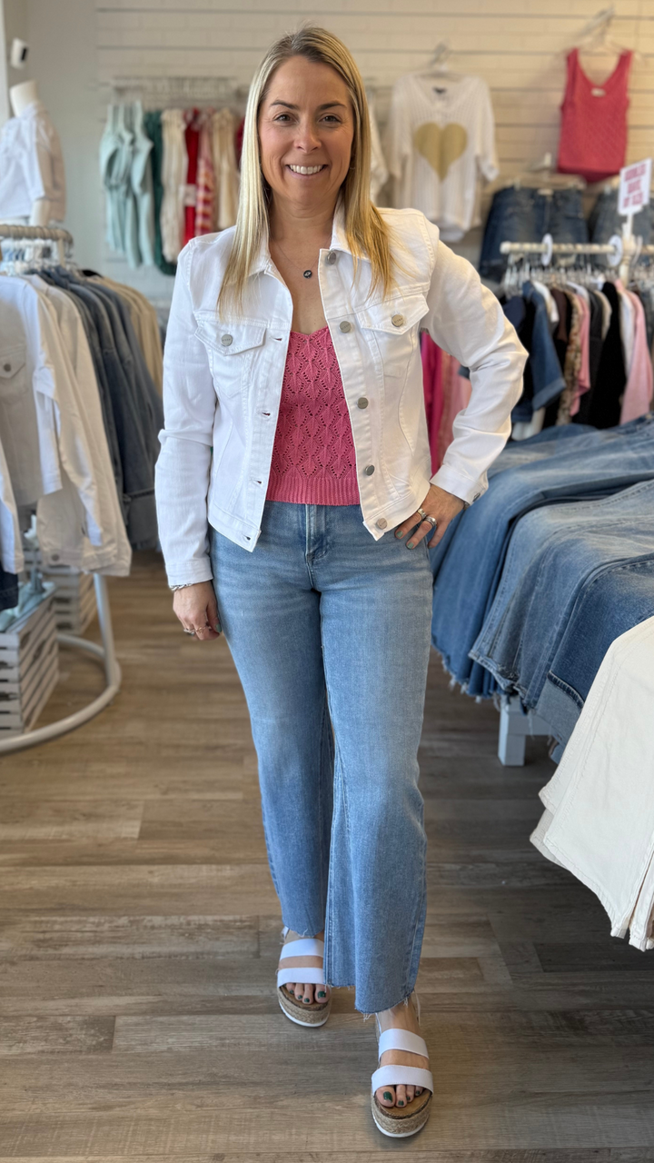 White Denim Jacket